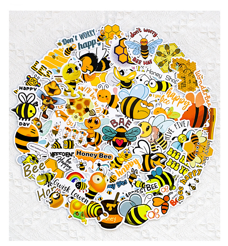 Cute Bee Animal Stickers Kids Teens Perfect Christmas - Temu