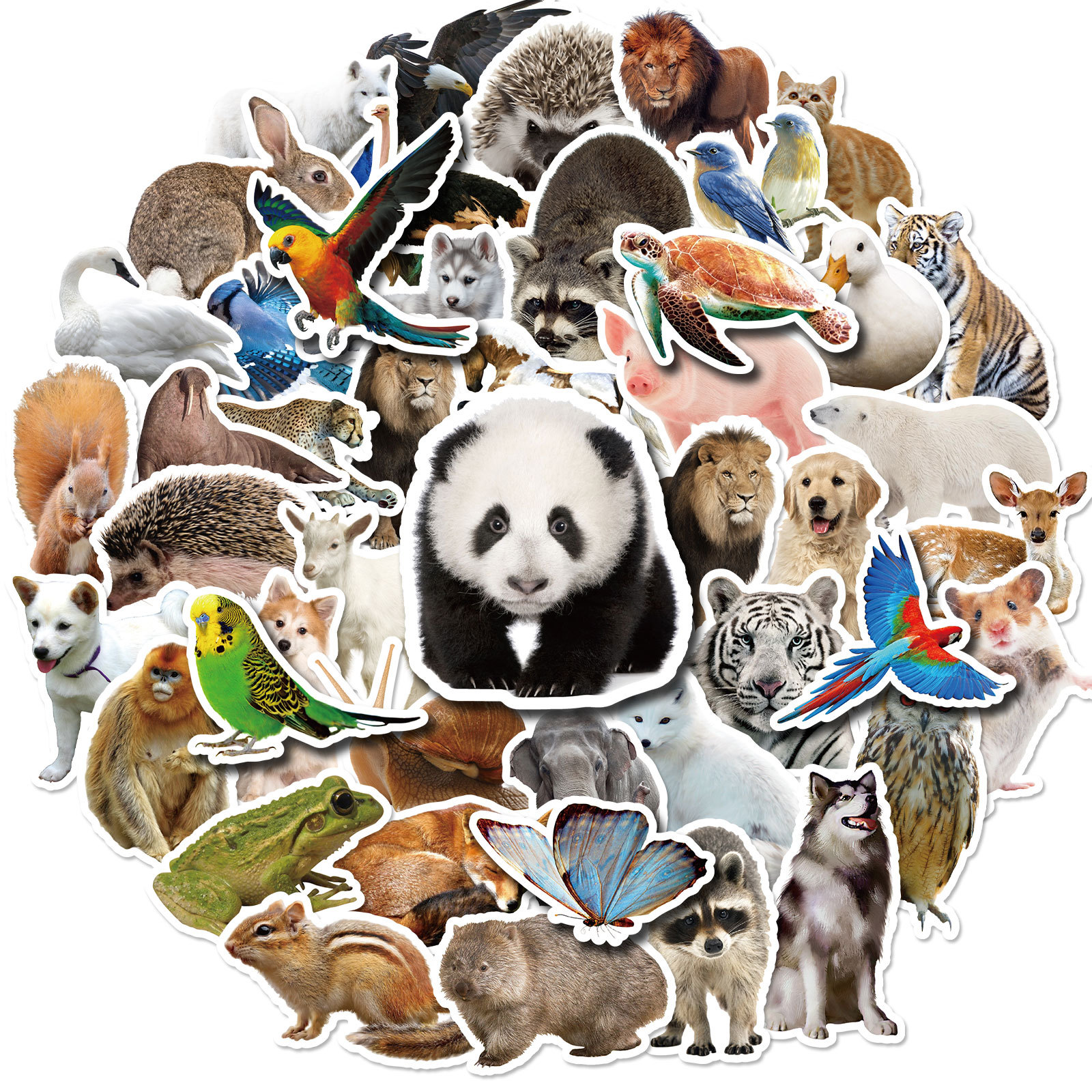 Zoo Animals Stickers Vinyl Waterproof Cute Animal Stickers - Temu