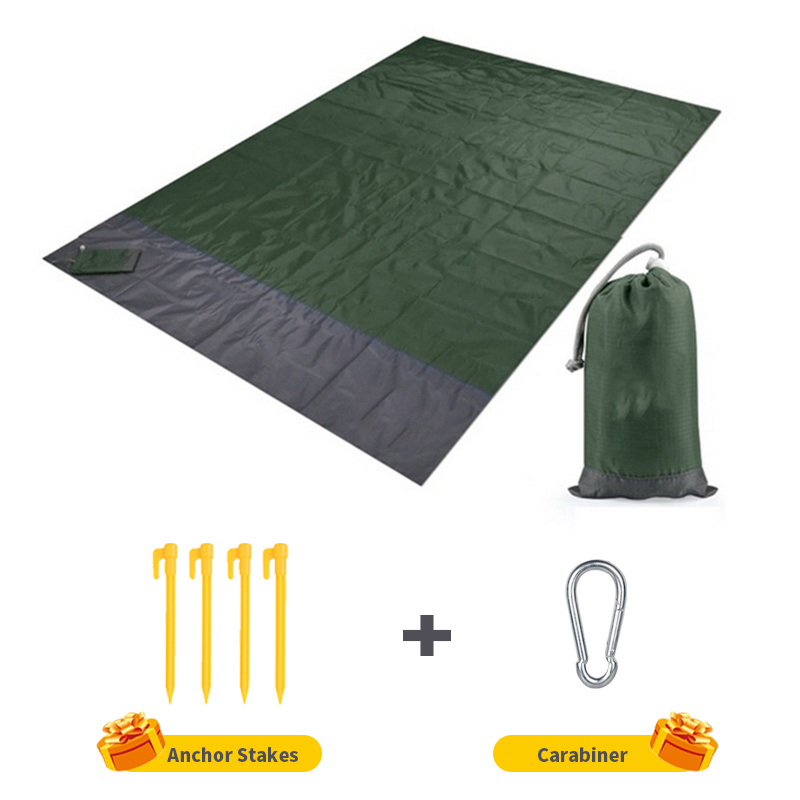 Manta de Picnic impermeable, colchoneta práctica plegable ultraligera, manta  de playa portátil para playa, exteriores, acampadas en hierba 24bd