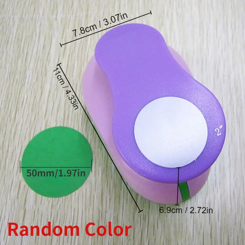 Random Color Circle Punch Diy Embossing Punches Scrapbooking