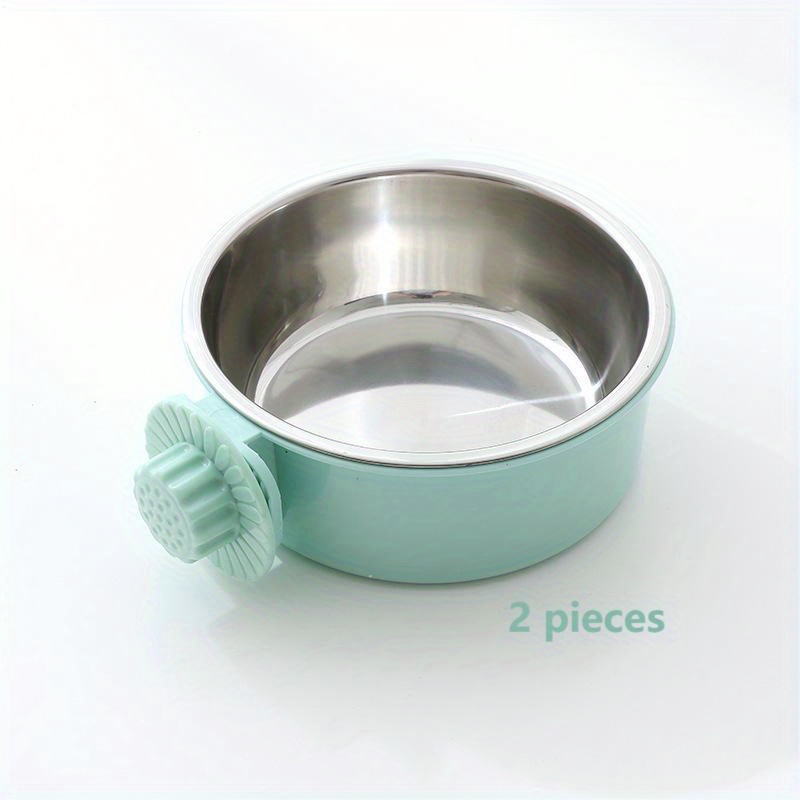 Dog Feeding Supplies Removable Stainless Steel Dog Food Bowl - Temu