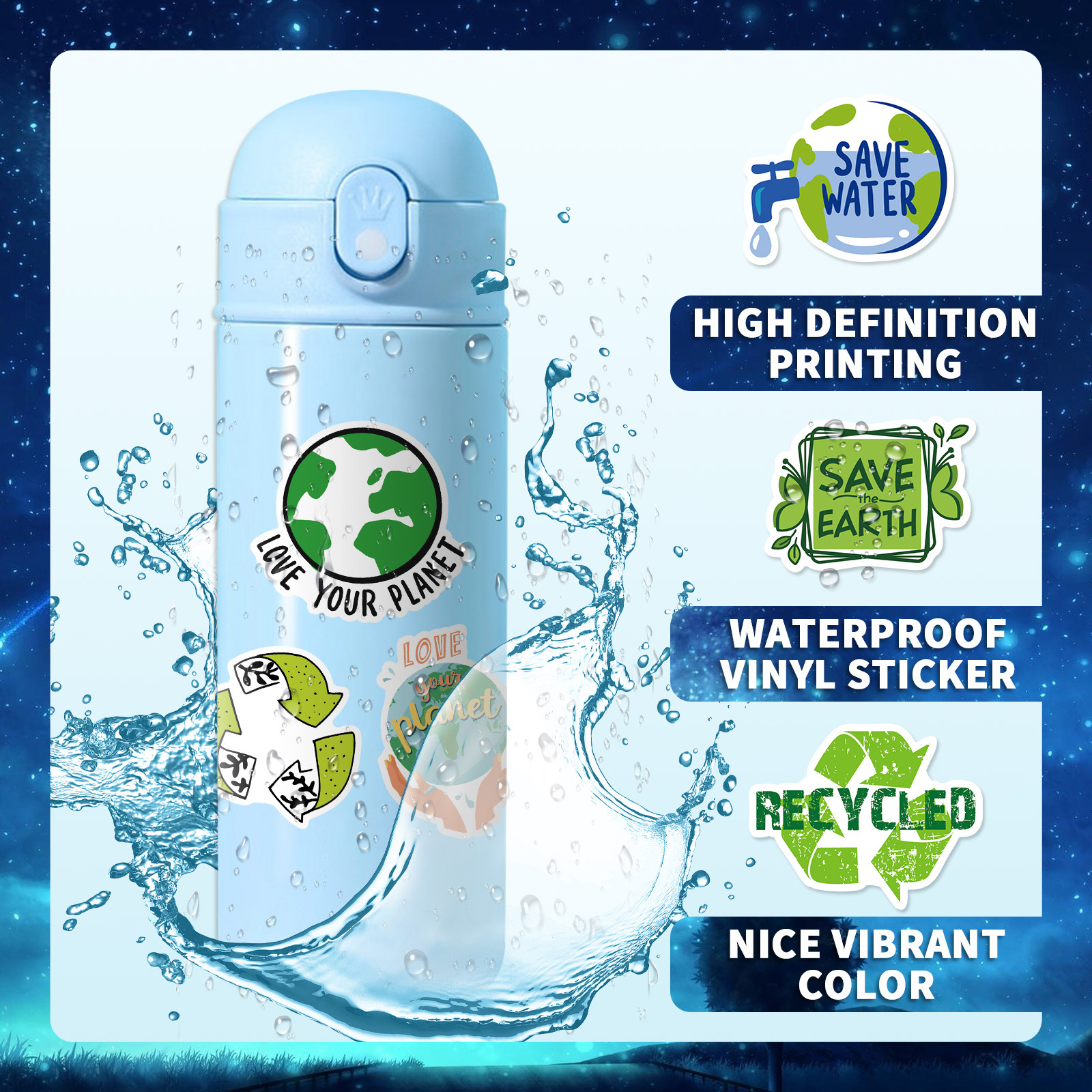 Earth Signs Stickers Nature Green - Temu