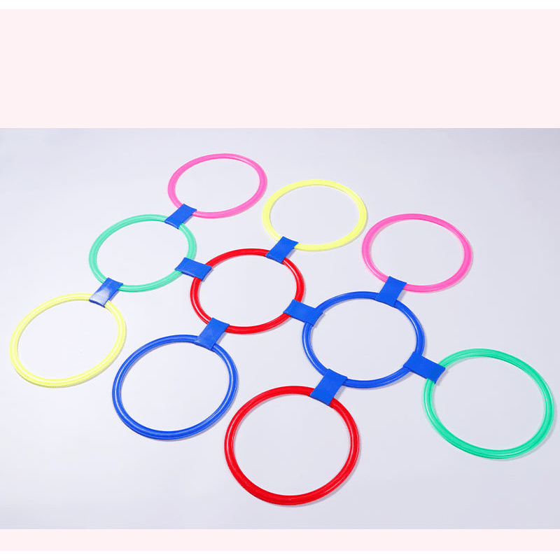 Outdoor Kids Funny Physical Training Sport Toys Lattice Jump Ring