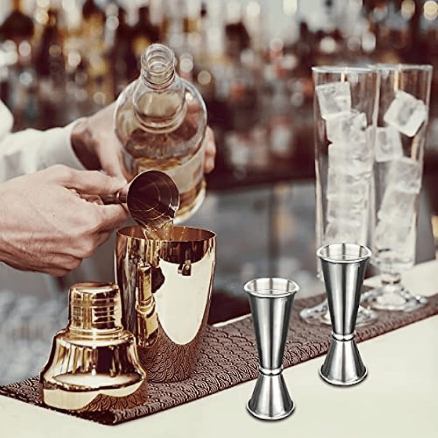 Verre doseur à cocktail 25-50 ml en acier inoxydable, verre doseur