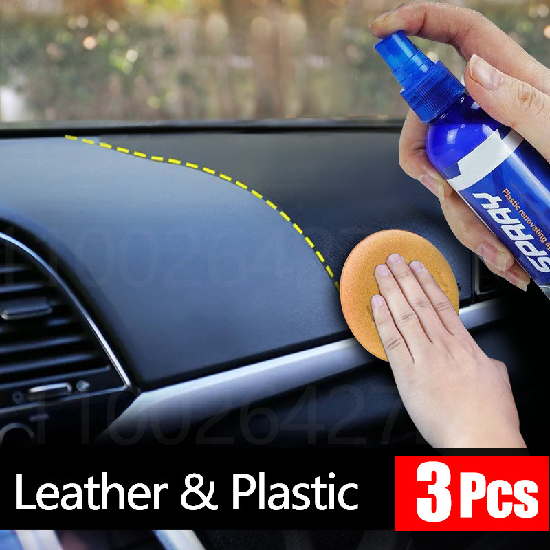Plastic Restorer Back To Black Gloss Coating Agent Car Plastic Rubber  Exterior Repair Polish Clean Restoration