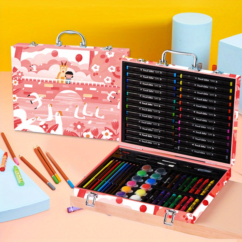 MeCids Juego de marcadores para niños, kit de suministros escolares de  arte, 53 piezas, bolígrafo para colorear con estuche de transporte, regalos  de