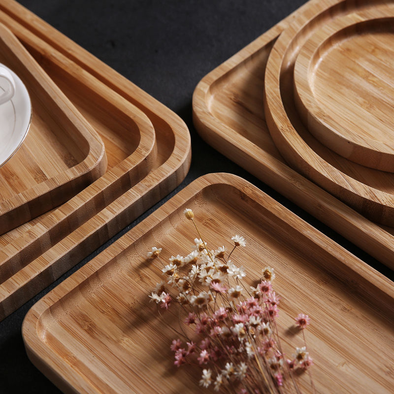 Bamboo Wood Tray Rectangular Japanese Style Servicing Tray - Temu