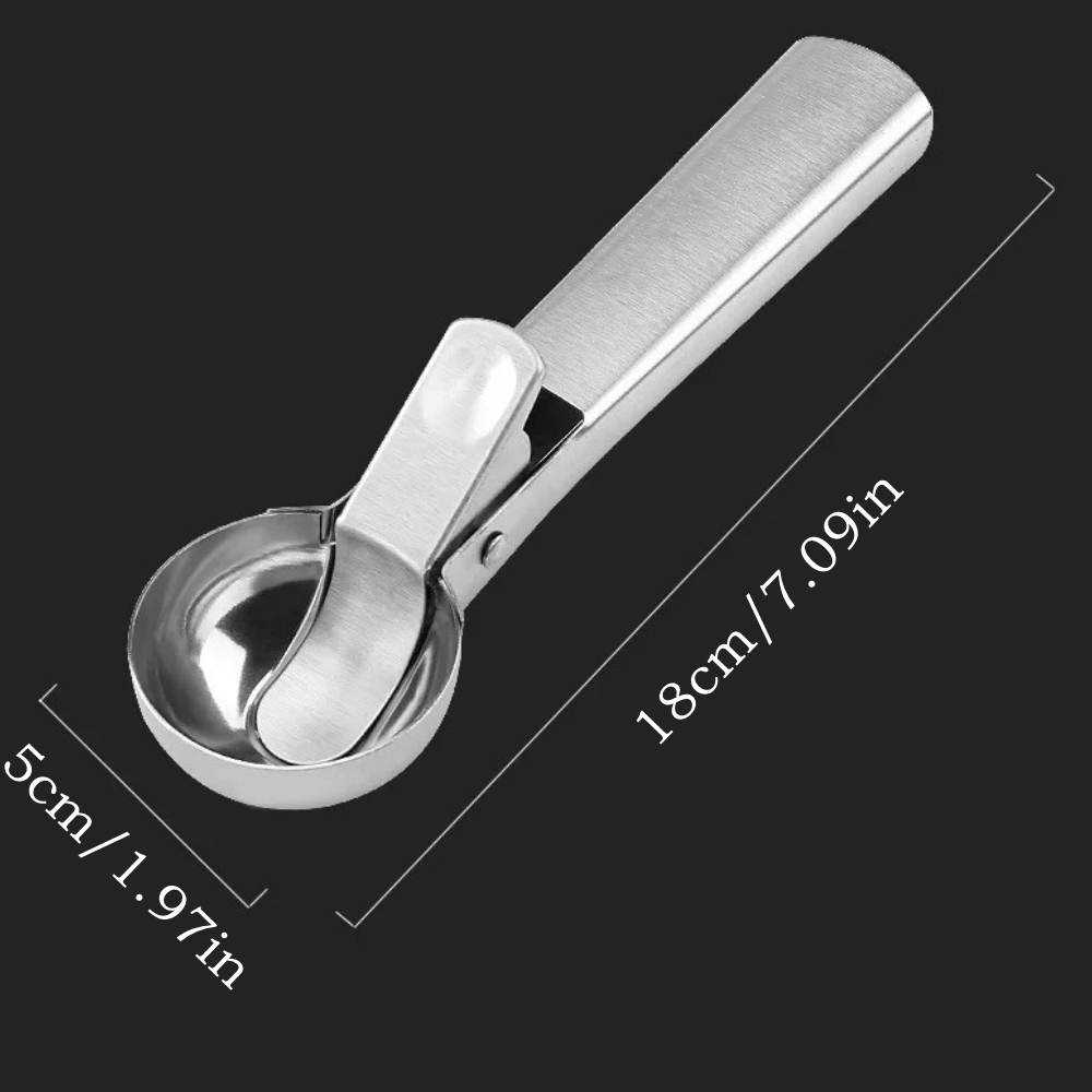 Stainless Steel Ice Cream Scoop, Fruit Scoop Ice Cream Scoop, Non