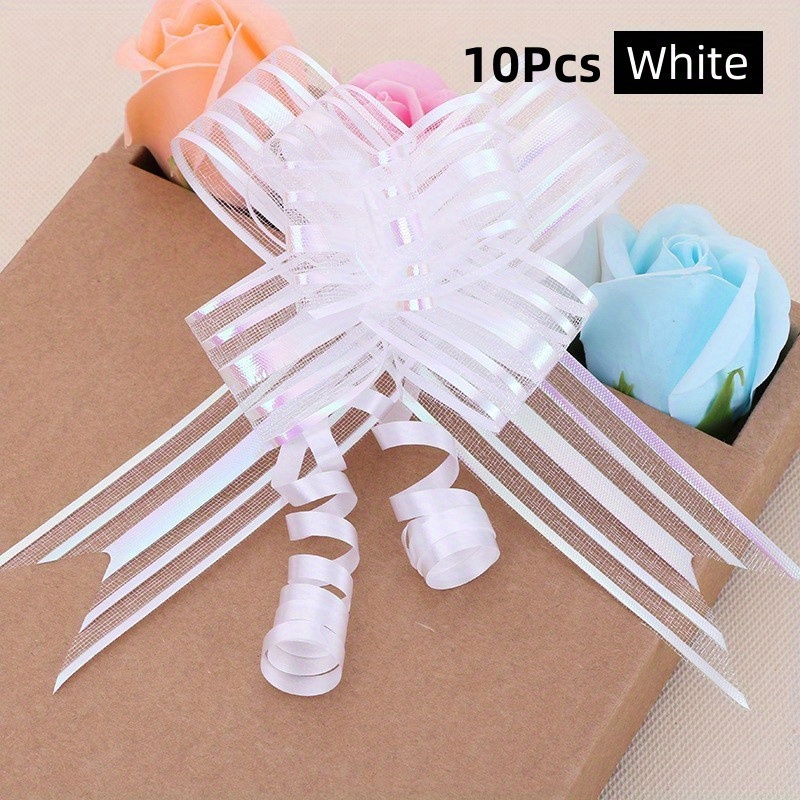 Crafto Pull Flower Ribbon for Gift Wrap and Decoration (Multicolor
