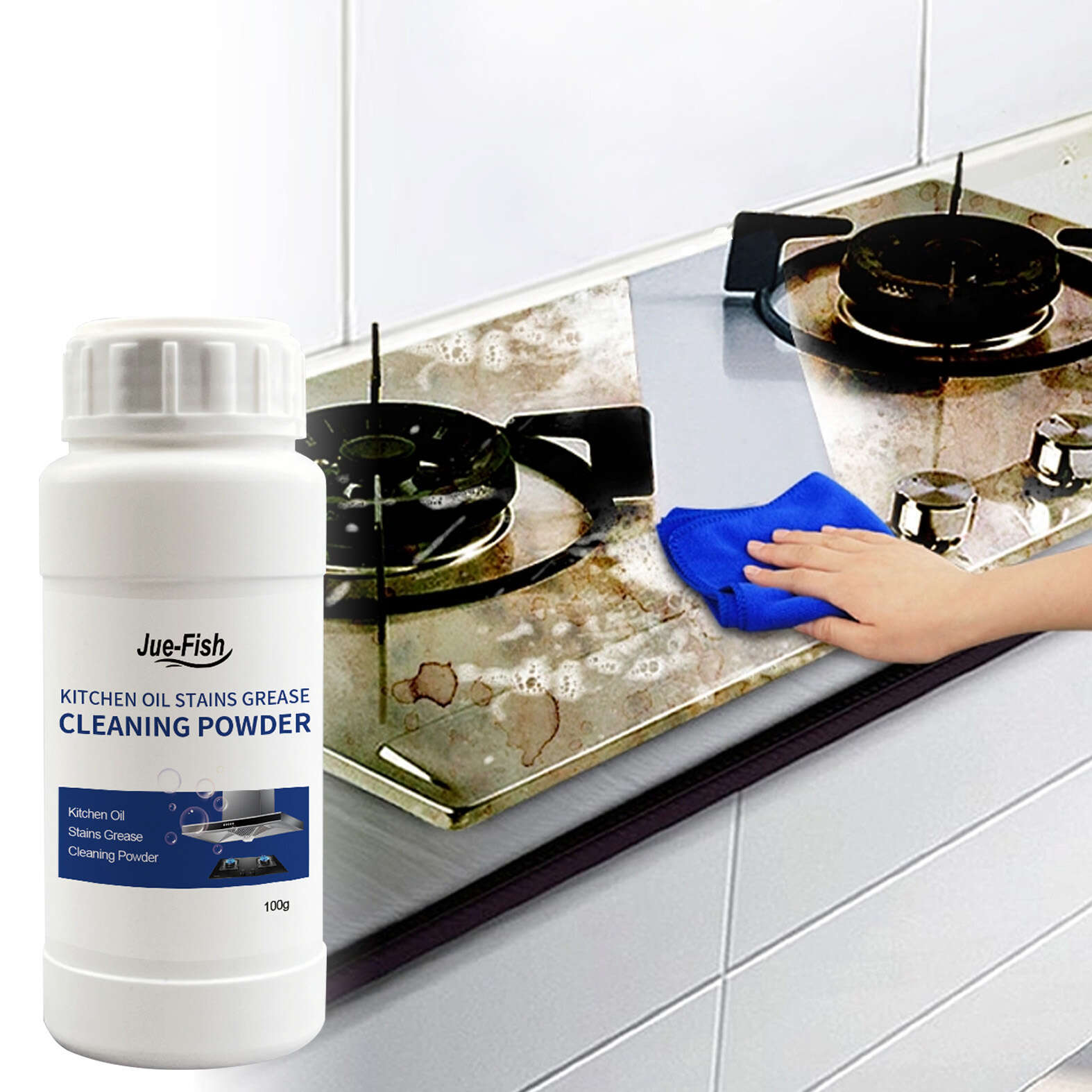 Limpiador de cocina en polvo, unidad de bombeo de cocina de tipo  concentrado, estufa, limpiador pesado contaminado con aceite, productos  químicos de limpieza de cocina - AliExpress