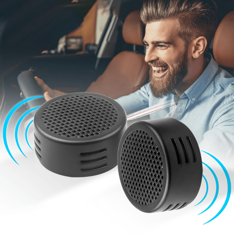 500W High Efficiency Dome Mini Car Tweeter Speakers Auto Horn Audio Music  Stereo