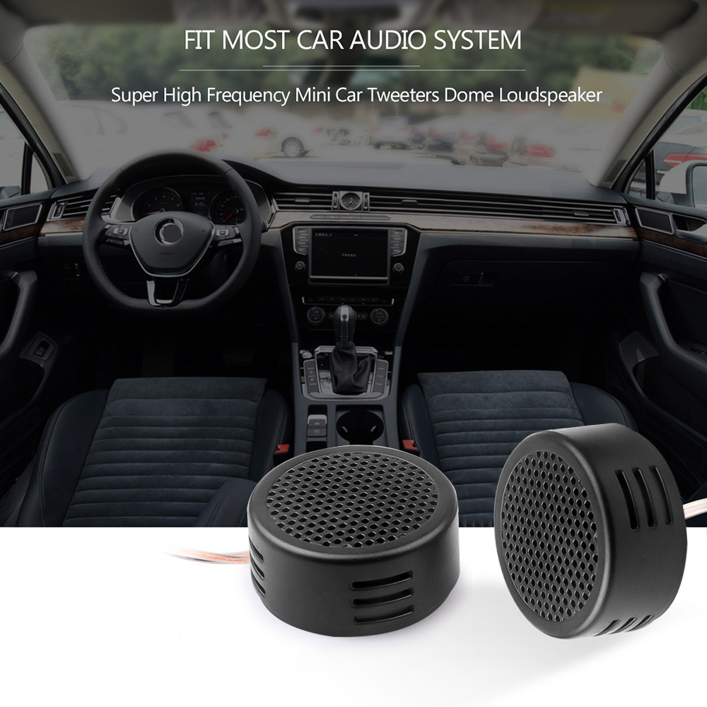 2pcs 500w Mini Dome Tweeter Speakers High Efficiency Loudspeaker Audio Auto  Subwoofer Sound Speaker For Car Audio System