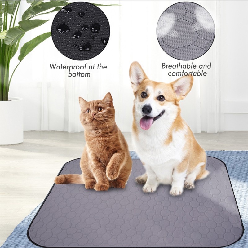 1pc Reusable Non-Slip Pet Mat for Dogs and Cats - Absorbent Washable Dog  Pee Pad for Training and Housebreaking - Saves Money and Reduces Waste