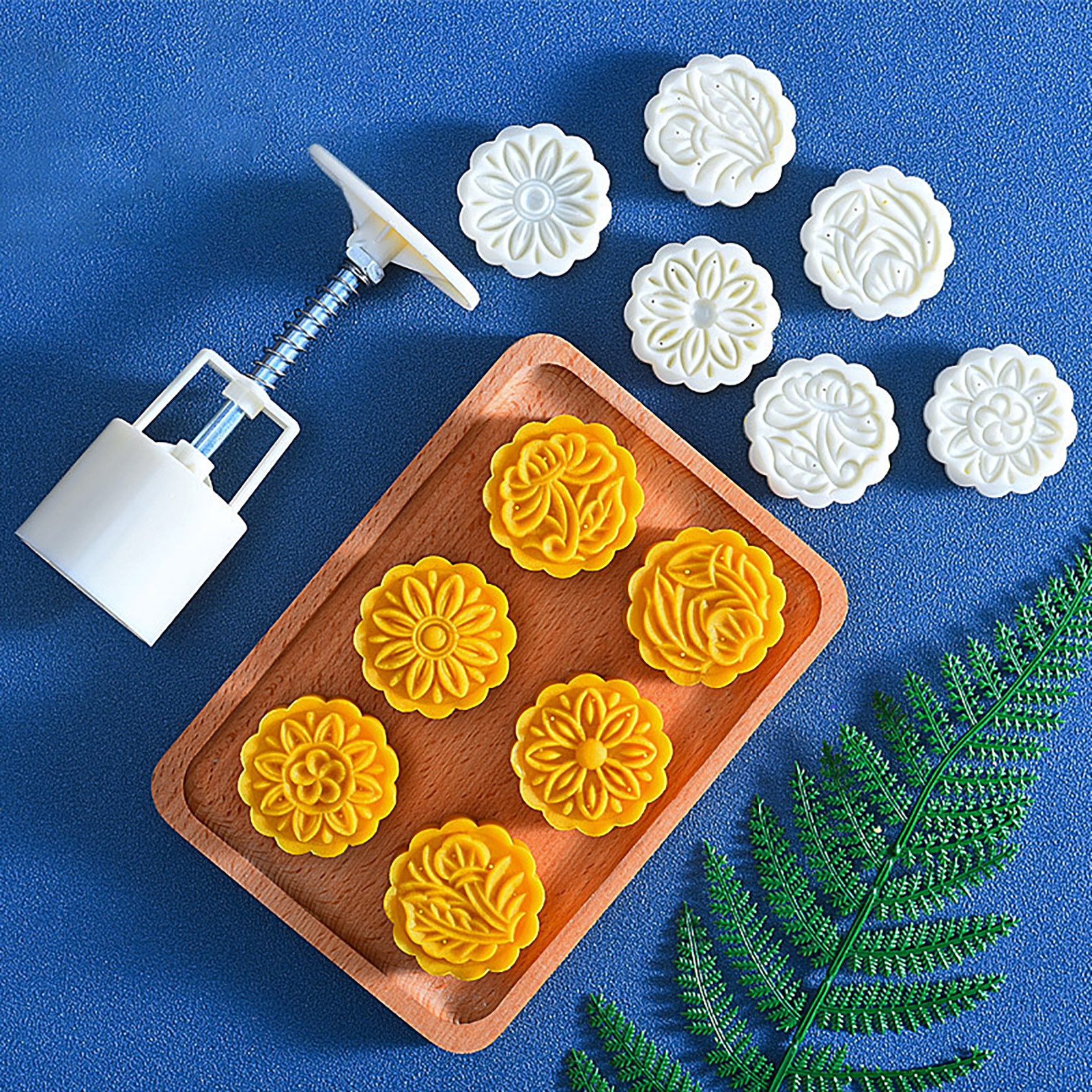 Mooncake Mold With 4/6/8 Stamp Mid-autumn Festival Hand-pressure Flower Moon  Cake Mould Diy Decoration Mooncake Press Molds Manual Moon Cake Making Tool  Bakeware Baking Tools Party Favors - Temu Germany