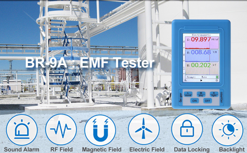 Rilevatore onde Elettromagnetiche EMF Meter, Radiometro Elettromagnetico  Digitale, Rilevatore onde Elettromagnetiche di Campo Mini LCD Digitale a  Mano Dosimetro : : Fai da te