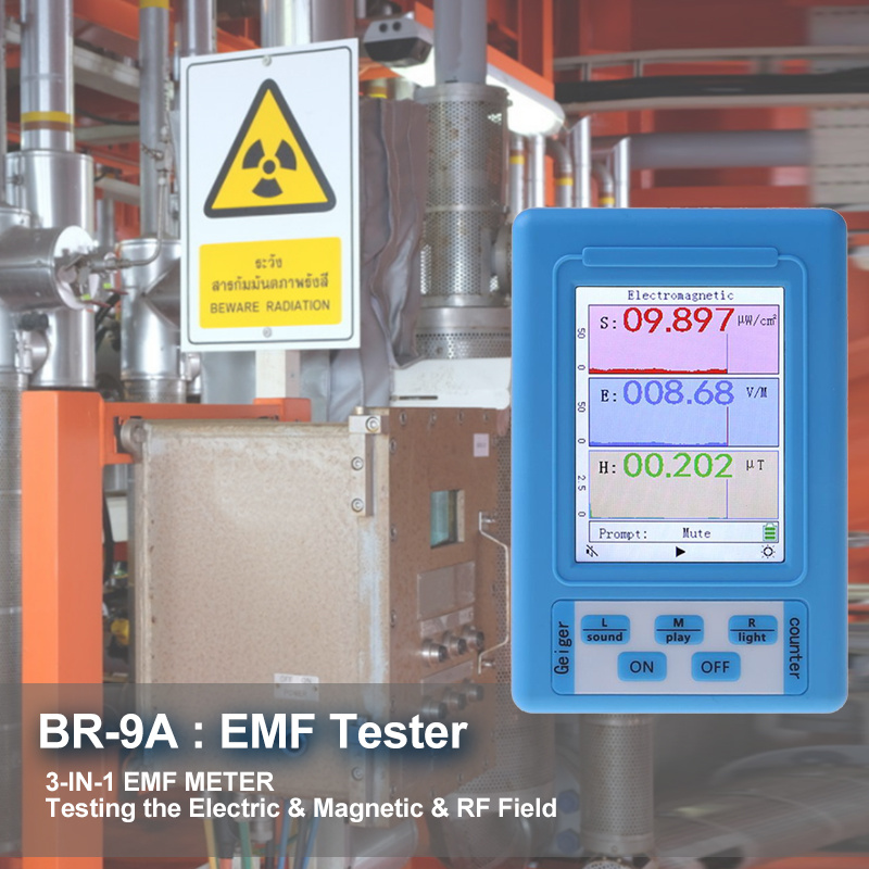 Dosimetro portatile Misuratore EMF Rilevatore di radiazioni  elettromagnetiche Monitor Tester di radiazioni ad onde ad alta precisione  per uso domestico - Temu Italy