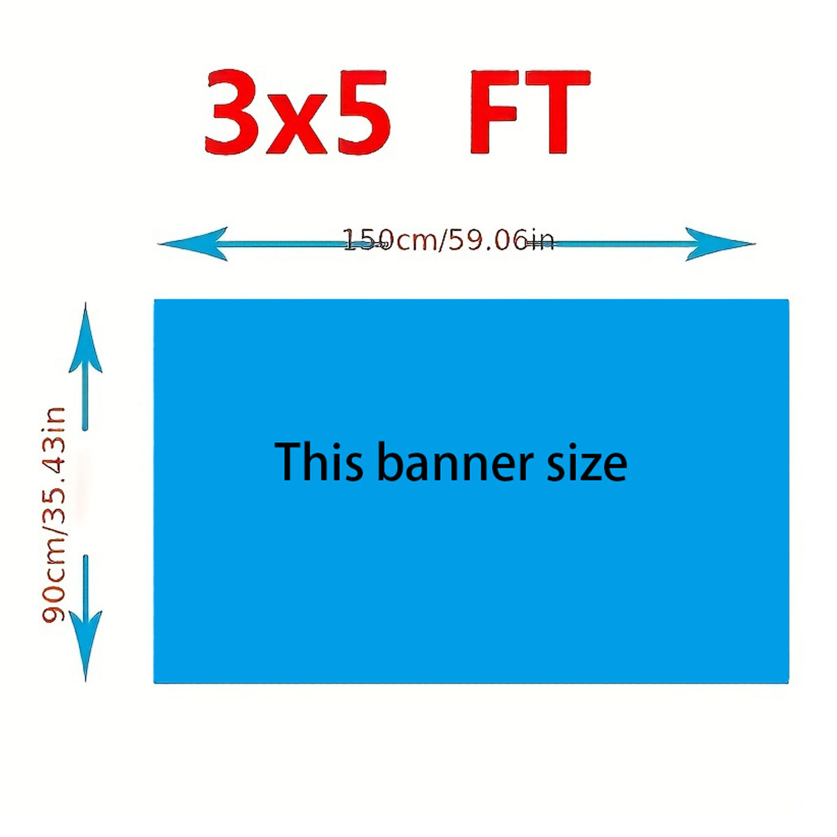 3X5 Happy Birthday Streamers Premium Quality 3'x5' Polyester Flag Banner  (FI)