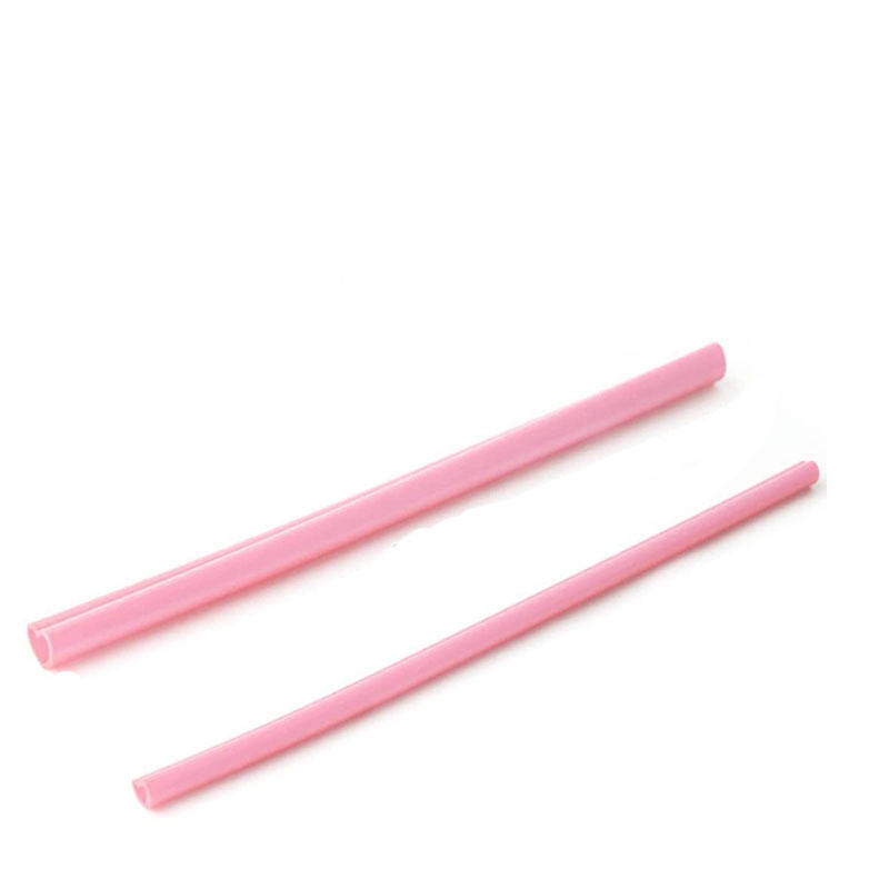 Tiny Red and Pink Hearts Reusable Straws