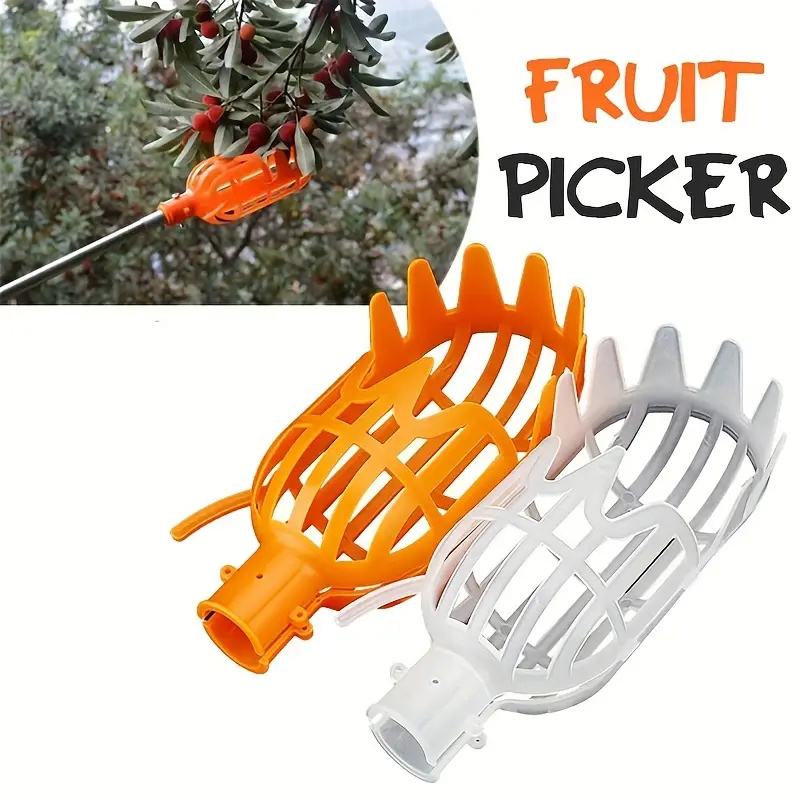 Fruit Picker Apple orange Picker Fruit Catcher Easy Grip Cutter Safe Basket  Bag