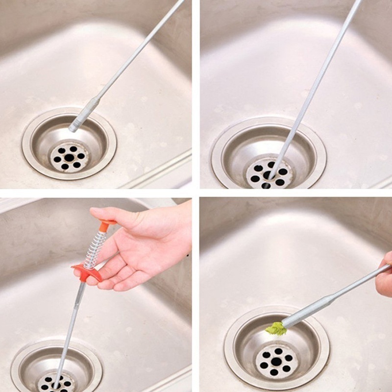 Sewer Pipe Dredging Extractor Flexible Grabber Claw Reacher Tool Drain Clog  Remover Cleaning Tool for Sewer Sink Toilet New 