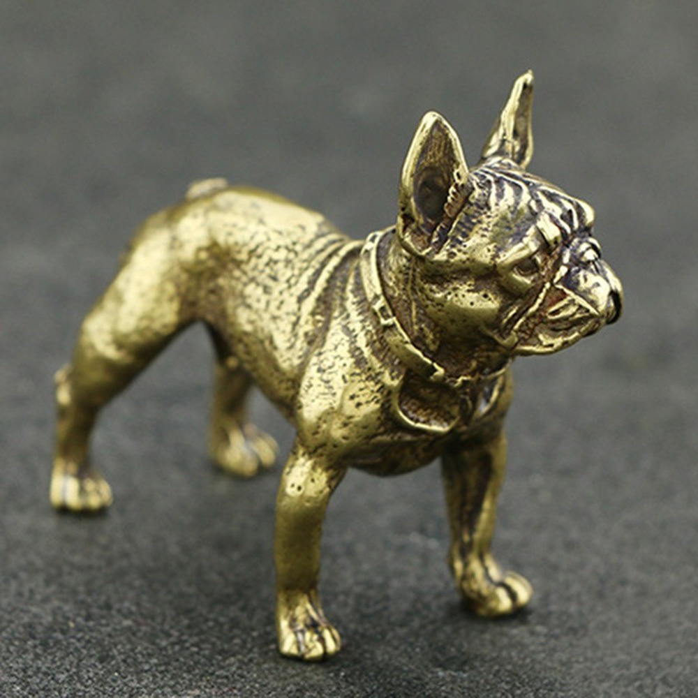 Brass Puppy Figurines Miniatures, Brass Crafts Accessories