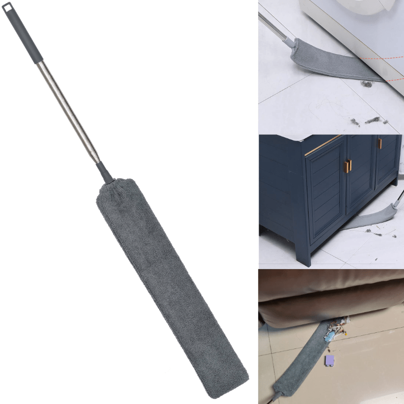 SDJMa Dust Cleaner , Retractable Gap Dust Cleaning Artifact , Good Grips  Microfiber Cleaning Brush, Removable and Washable Telescopic Dust Collector