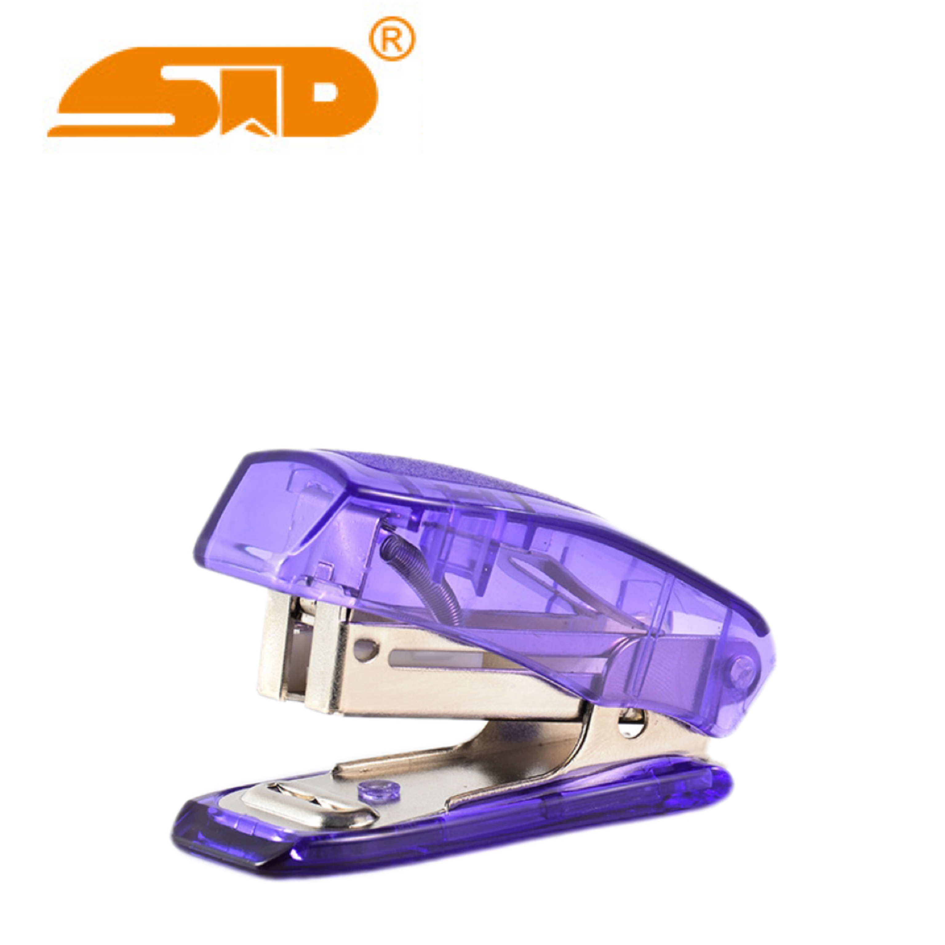 1pc Purple Stapler Set With 1000 Staples/Box, Including 1 Stapler