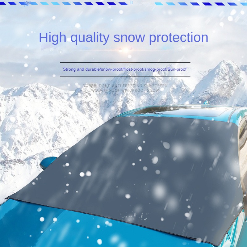 Kaufe Magnetischer Auto-Frostschutz-Sonnenschutz mit beschichtetem  Silbertuch für die Windschutzscheibe