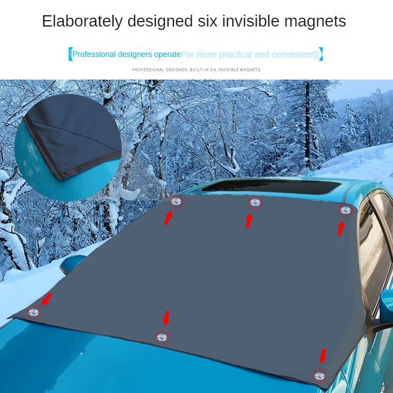 Magnet Auto Front Windschutz scheibe Abdeckung Universal Schnee