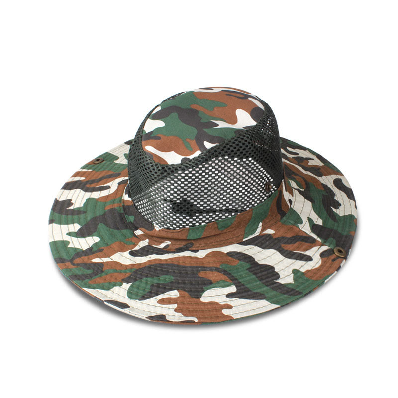 Summer Camouflage Fishing Bucket Hats: Uv Protection - Temu Canada