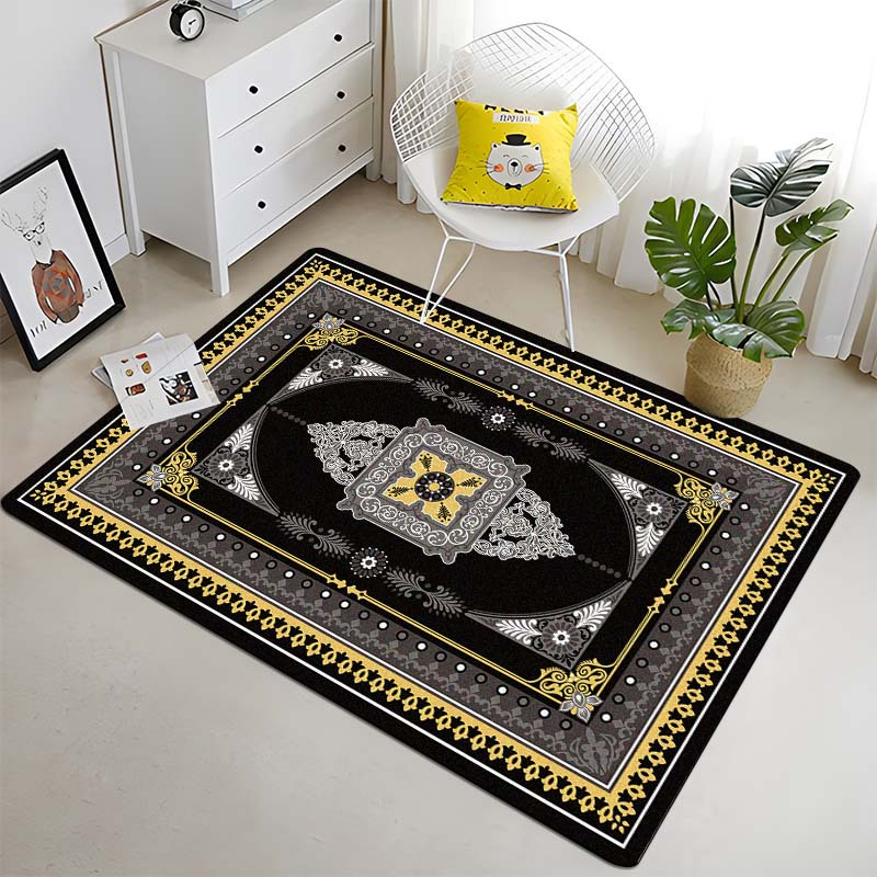 Vintage Boho Area Rug Soft Stain Resistant Fluffy Rug