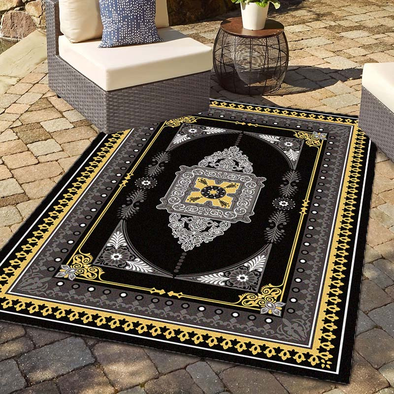Vintage Boho Area Rug Soft Stain Resistant Fluffy Rug
