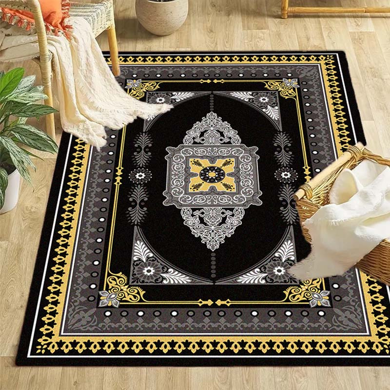 Vintage Boho Area Rug Soft Stain Resistant Fluffy Rug