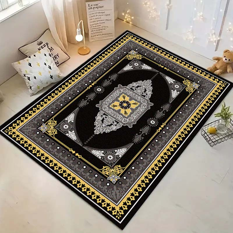 Vintage Boho Area Rug Soft Stain Resistant Fluffy Rug