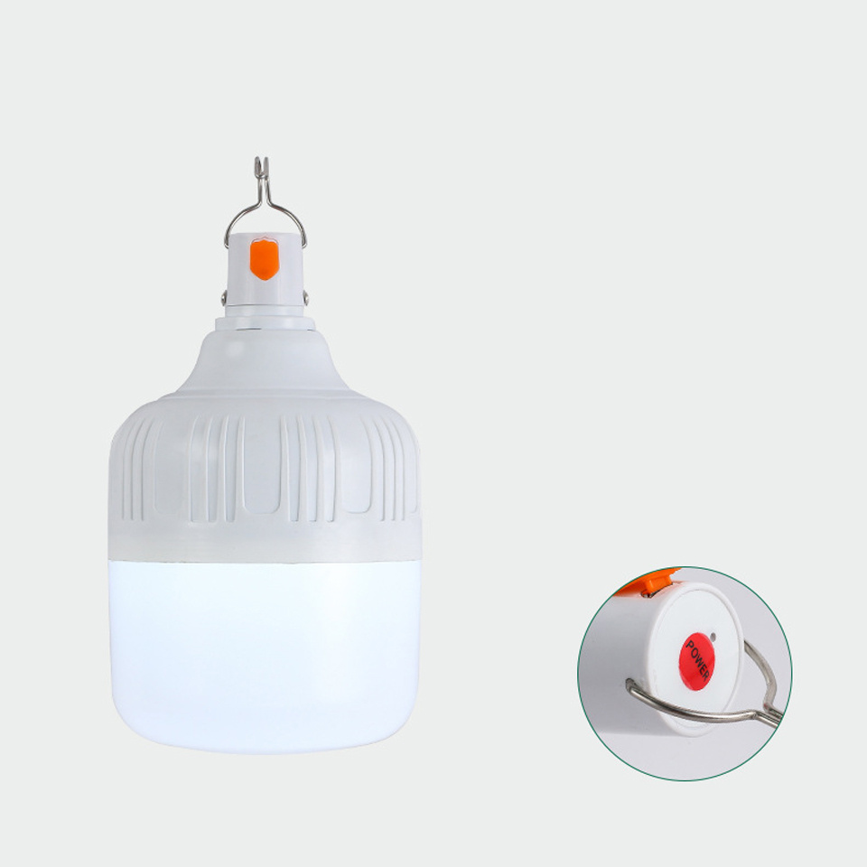 Bombilla de recargable USB, lámpara colgante LED resistente al agua, luz  portátil para acampar 20-12 Soledad bombilla usb
