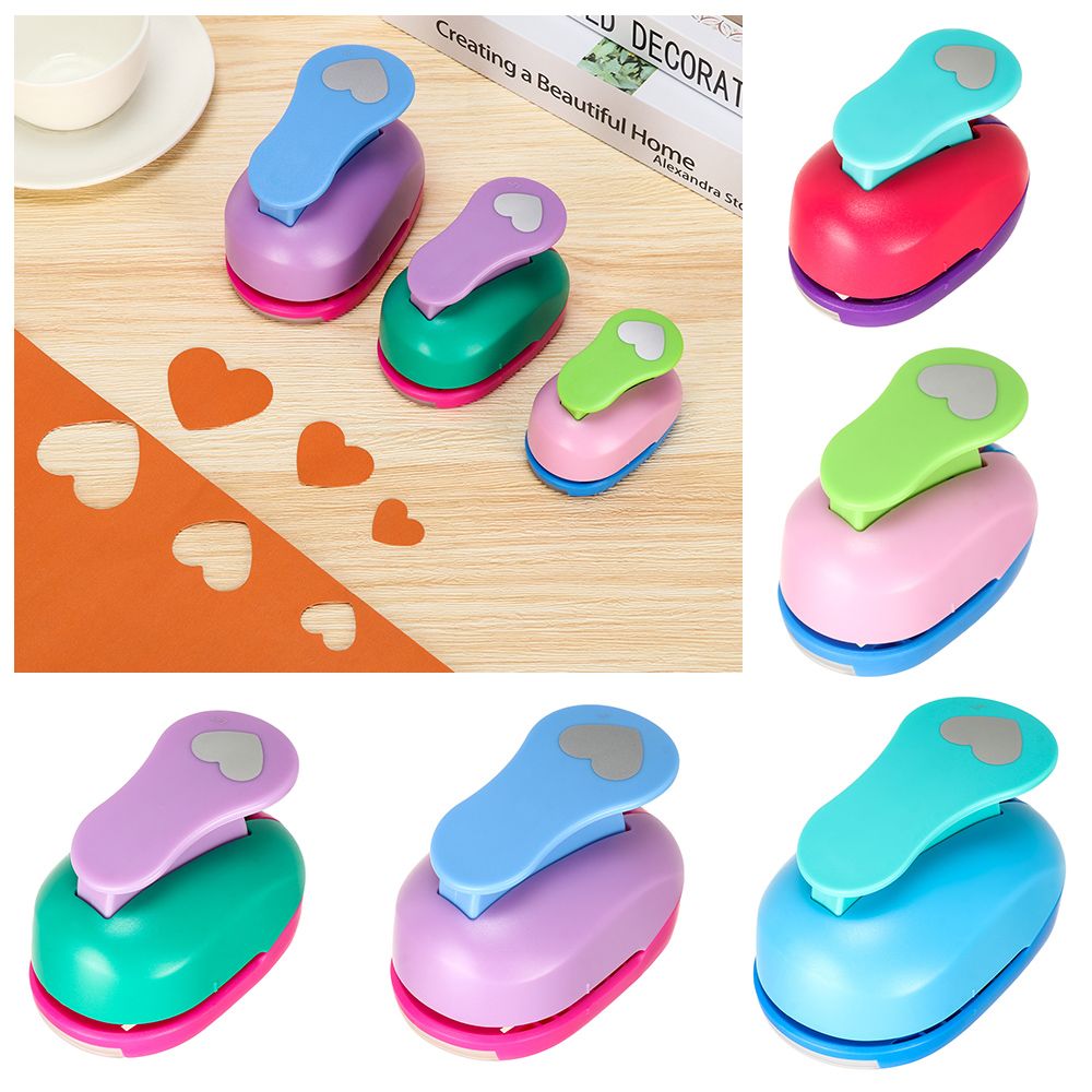 6pcs Hole Punch Arc Hole Punch Shapes Paper Punches For Crafting