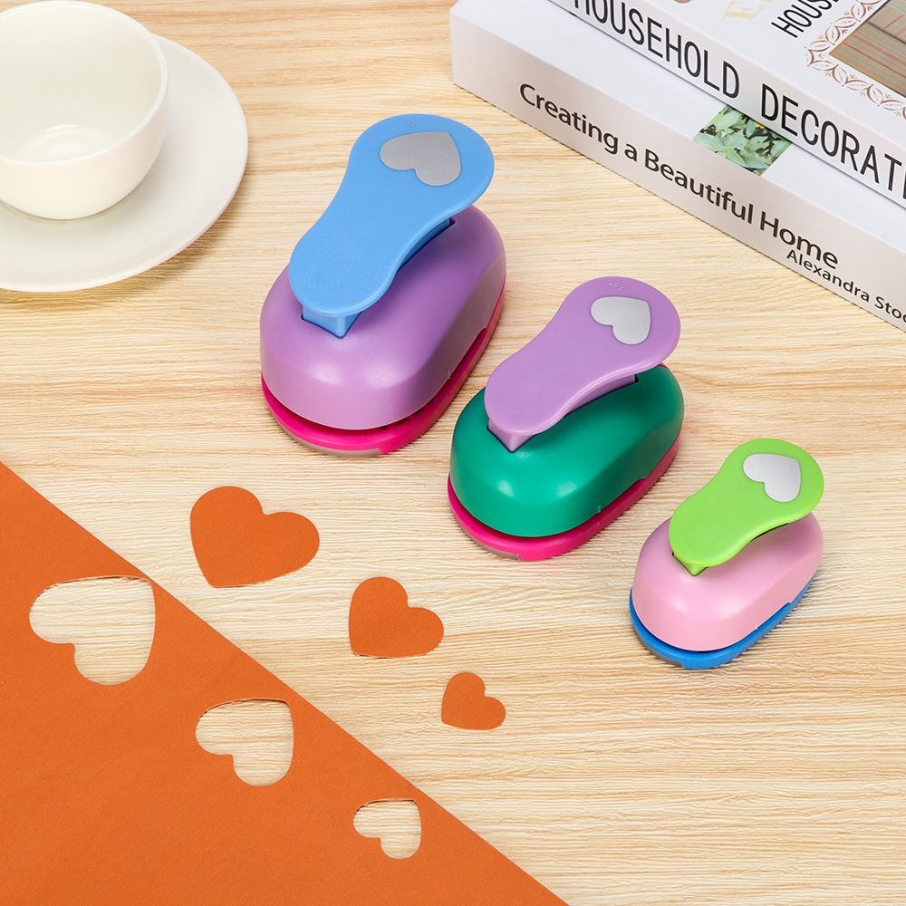 Heart Hole Punch, 1 Inch Heart Punches for Paper Crafts 25mm Heart Hole  Punch