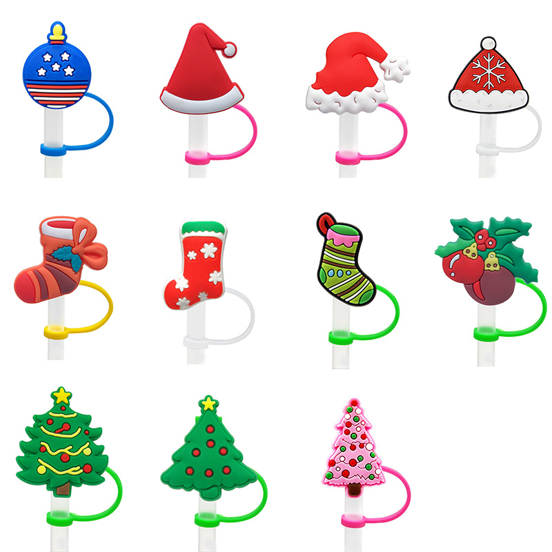 Christmas Tree Straw Cap Topper Stanley Accessory Straw Cap 