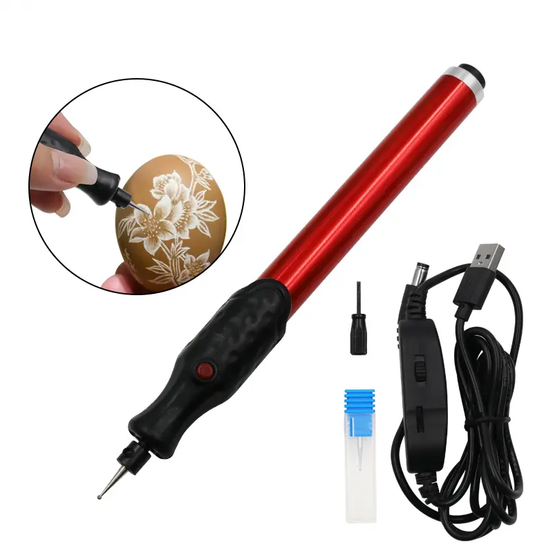 Mini Electric Engraving Pen +5v Power Cord Diy Miniature Carving Tool For  Plastic Wood Metal Glass Stone Jewelry Making Tool - Temu Philippines
