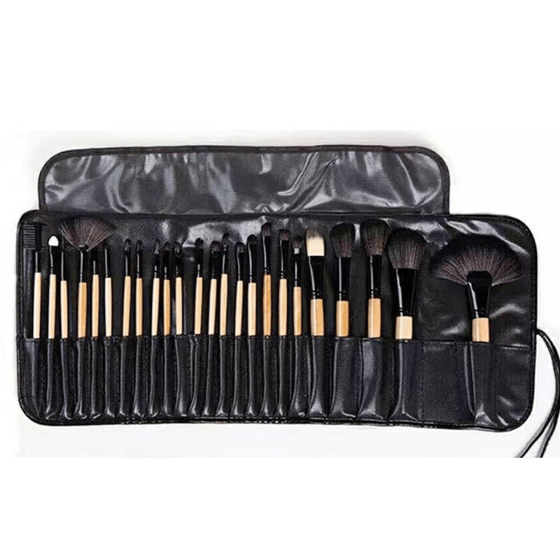 Premium Foundation Brush Set Set With Leather Travel Bag Ideal For  Foundation, Blending, Concealer, And Eye Shadow From Enchantedgarden, $13.8