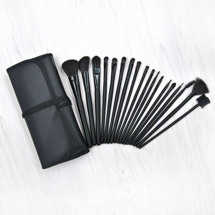 Premium Foundation Brush Set Set With Leather Travel Bag Ideal For  Foundation, Blending, Concealer, And Eye Shadow From Enchantedgarden, $13.8