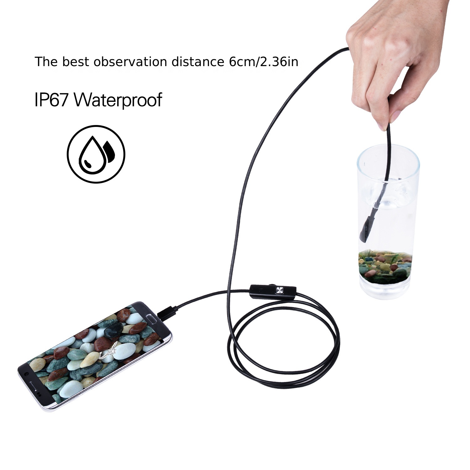 5.5mm Endoscope for Car Inspection and Repair