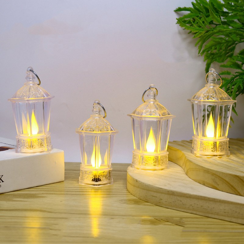 Halloween Mini Lantern Decorative With Led Candle Bulk Small - Temu