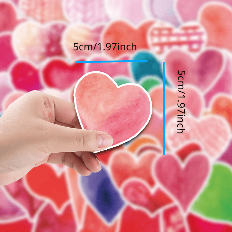 50pcs Pegatinas Amor San Valentín Pegatinas Graffiti - Temu