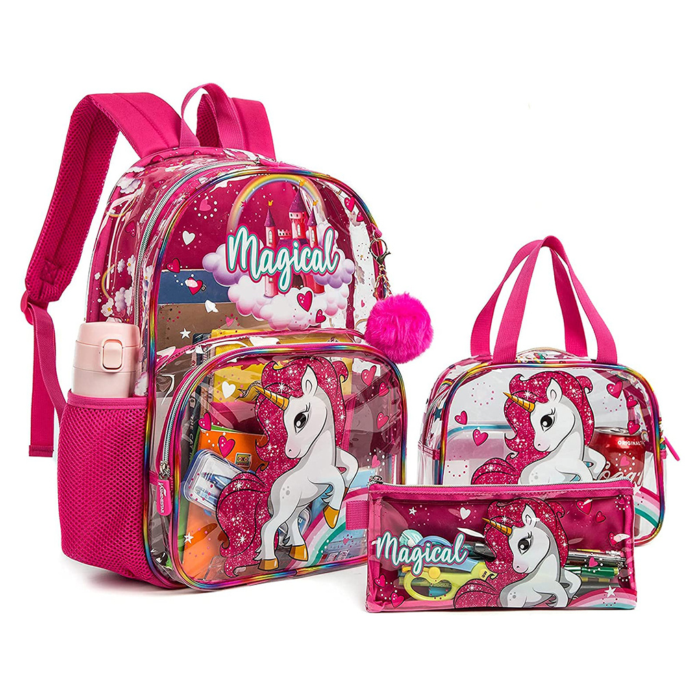 Unicorn Children's School Bags Backpack Convenient Travel for Kids