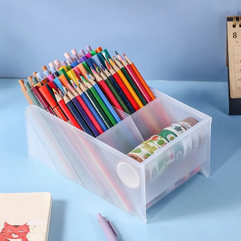 Pen Holder Storage Organizer Pencil Container Box Office Accessory School  Supply