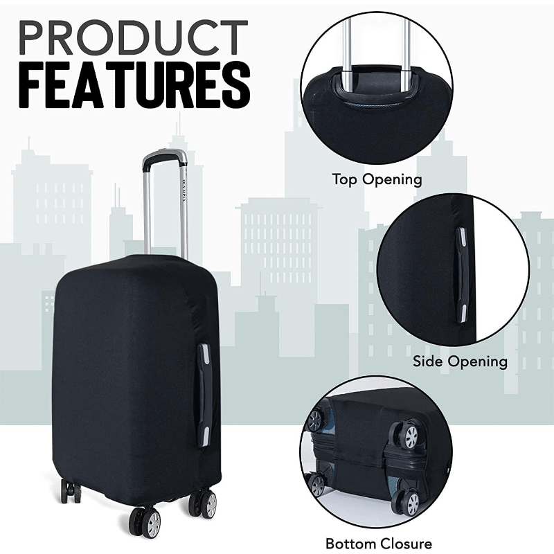 Designer Case Cover Elastic Travel Accessories 18 to 30 inch Suitcase –  Travell Well