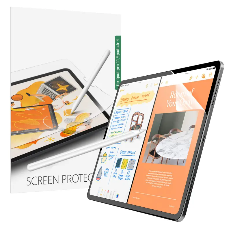 Paper Like Screen Protector For Ipad Pro 12.9 Painting Write - Temu