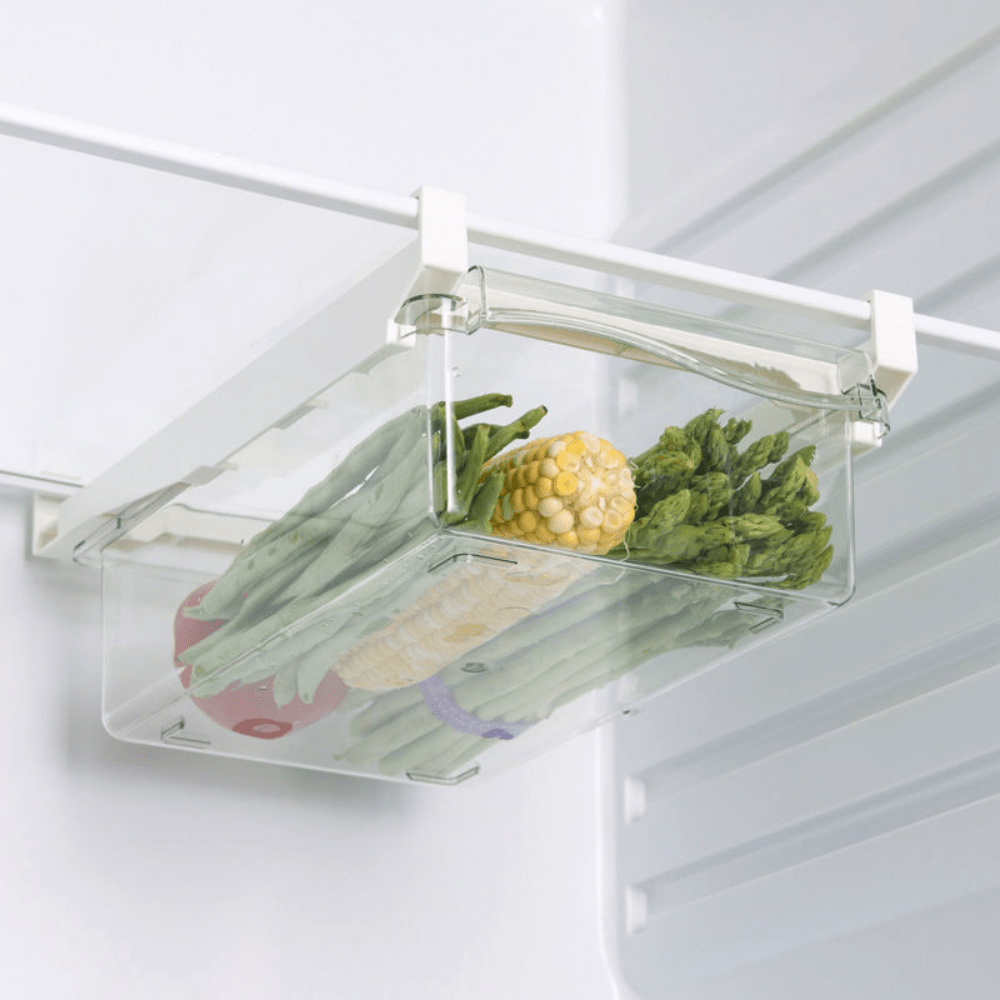 Refrigerator Organizer With Hollow Handle Clear Kitchen - Temu