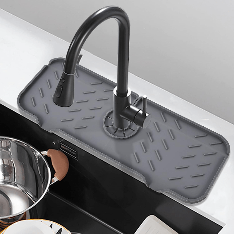 Kitchen Faucet Sink Splash Guard Silicone Faucet Water - Temu